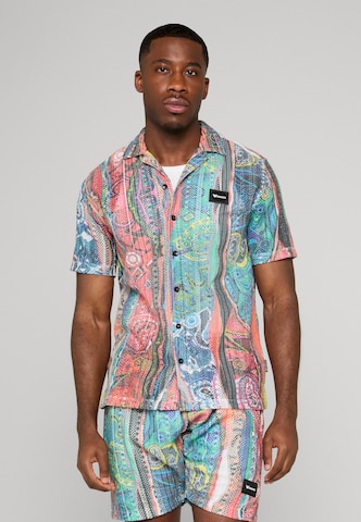 Colucci Regular fit Overhemd in Blauw: voorkant