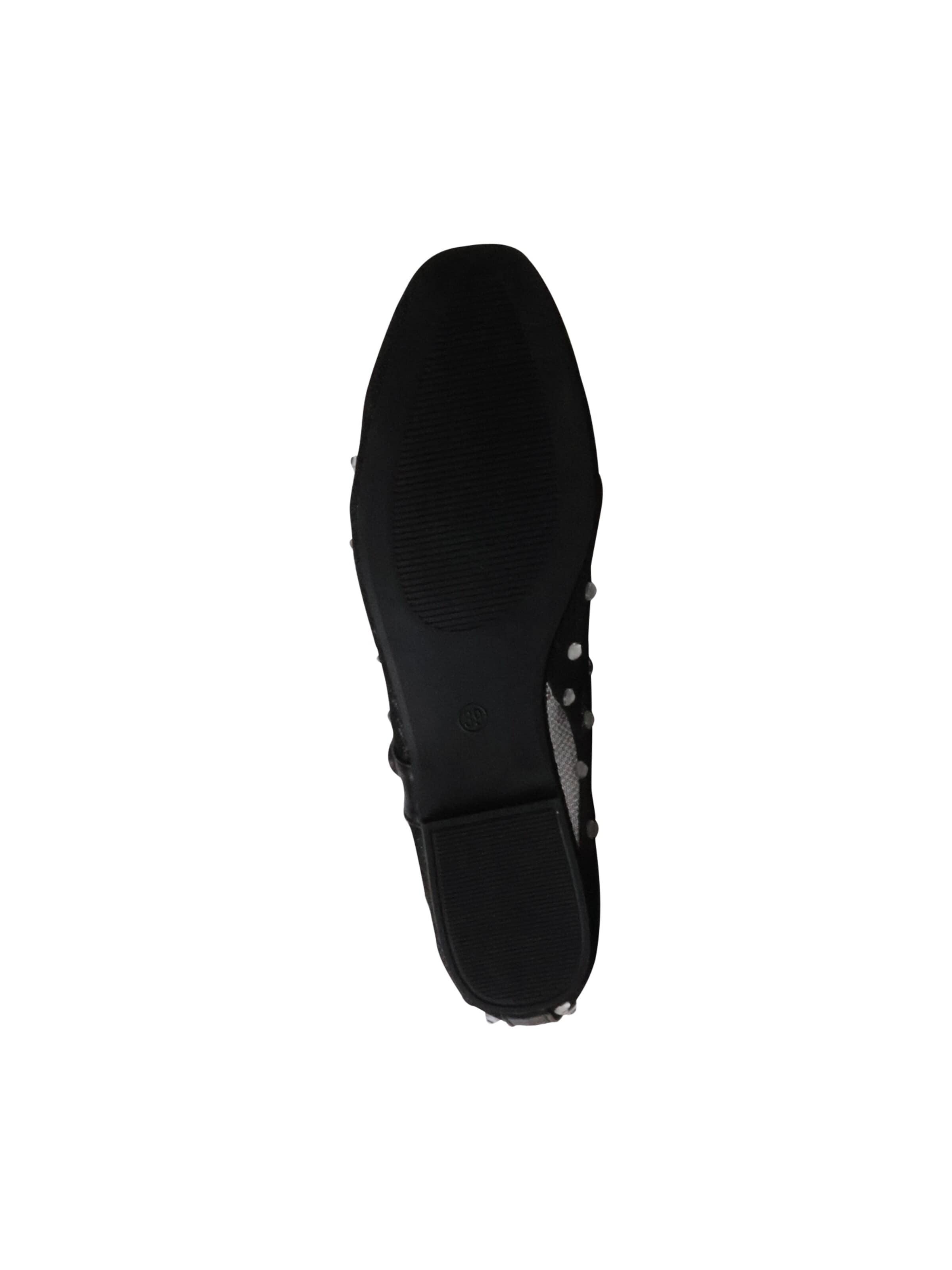 Super Mode Ballerina 'M&M Mira Max Ballerinas mit Riemchen' in Zwart