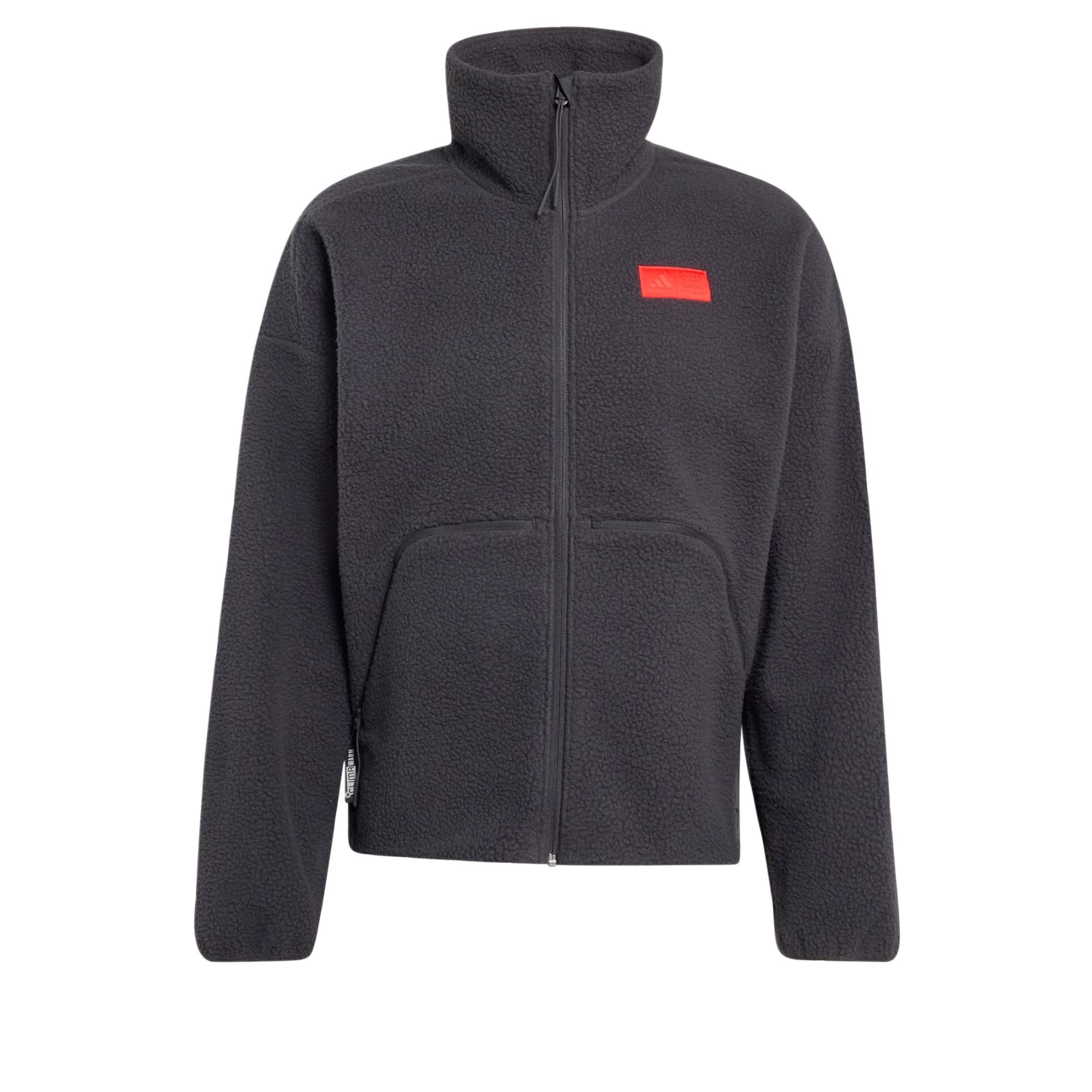 ADIDAS PERFORMANCE - Chaqueta polar funcional en negro: frente