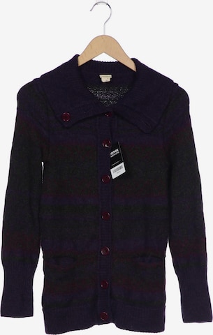 hessnatur Sweater & Cardigan in XS in Purple: front