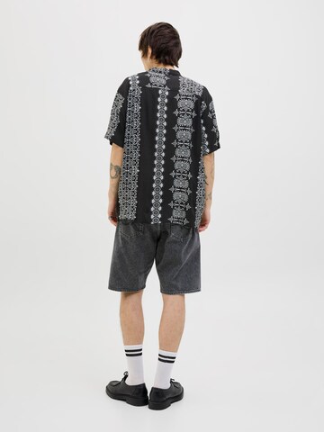 JACK & JONES Comfort fit Overhemd in Zwart
