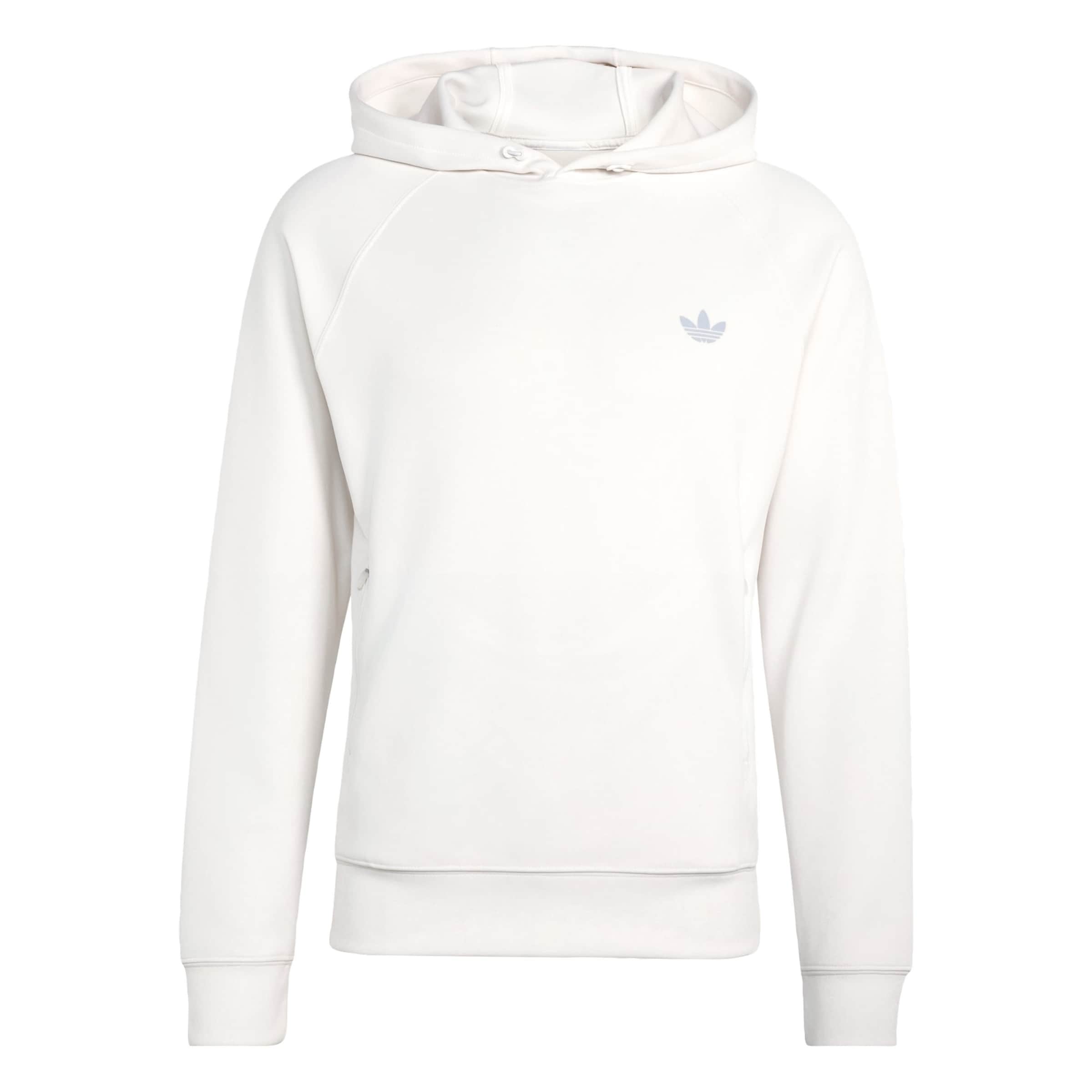 Sweat-shirt 'Trefoil Essentials' ADIDAS ORIGINALS en blanc : devant