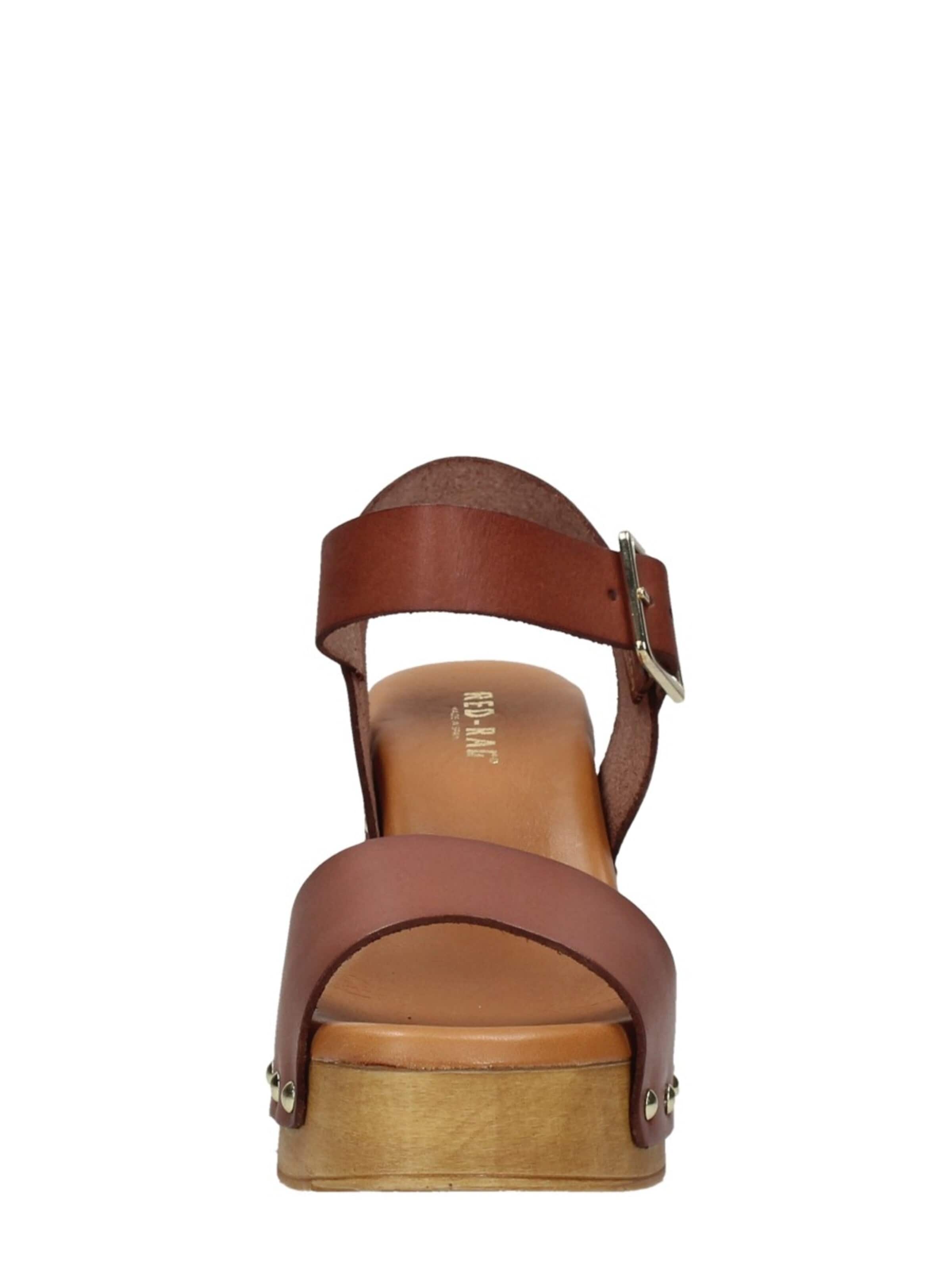 Red-Rag Sandaal 'Sandalen Hak' in Bruin