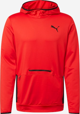 PUMA Sport sweatshirt i röd: framsida