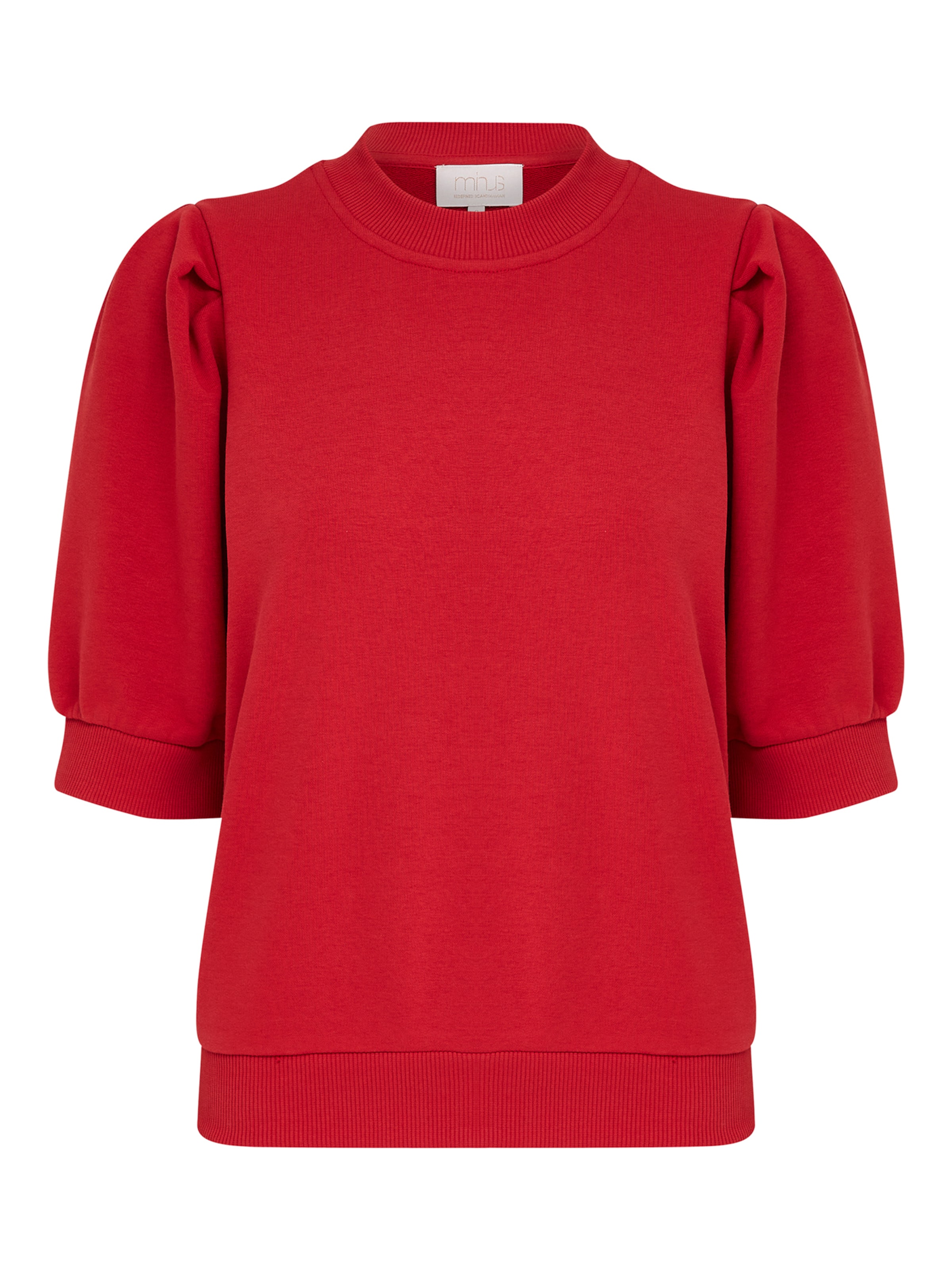 minus - Sweatshirt 'Mika' em vermelho