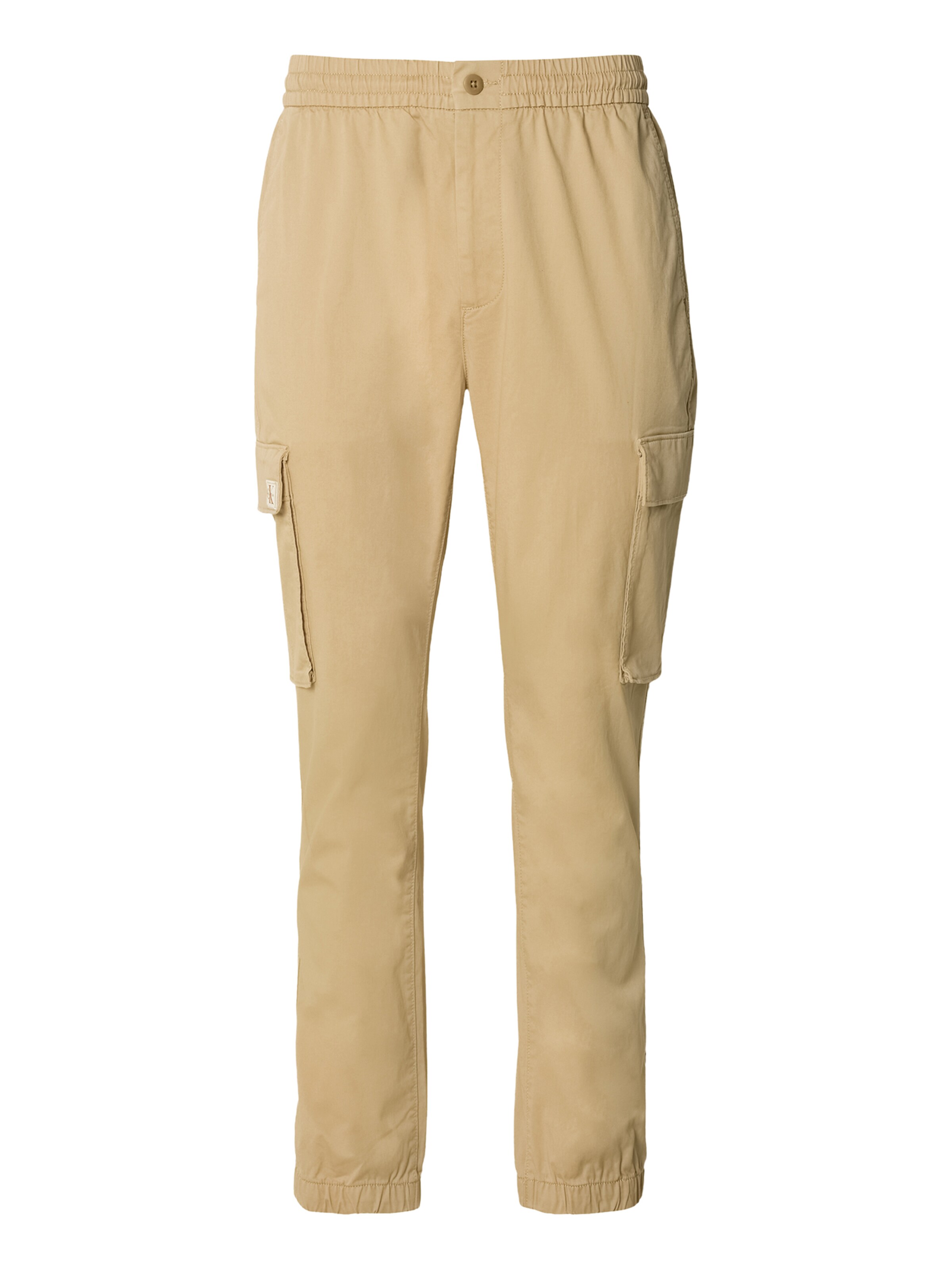 Calvin Klein Jeans Παντελόνι cargo σε καφέ: μπροστά