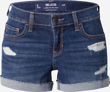 Regular Jeans 'DEC4' de la HOLLISTER pe albastru: față