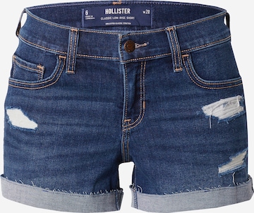 HOLLISTER - Regular Calças de ganga 'DEC4' em azul: frente