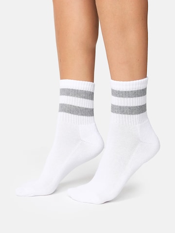 Chaussettes de sport ' Kurzsocken ' Nur Die en blanc