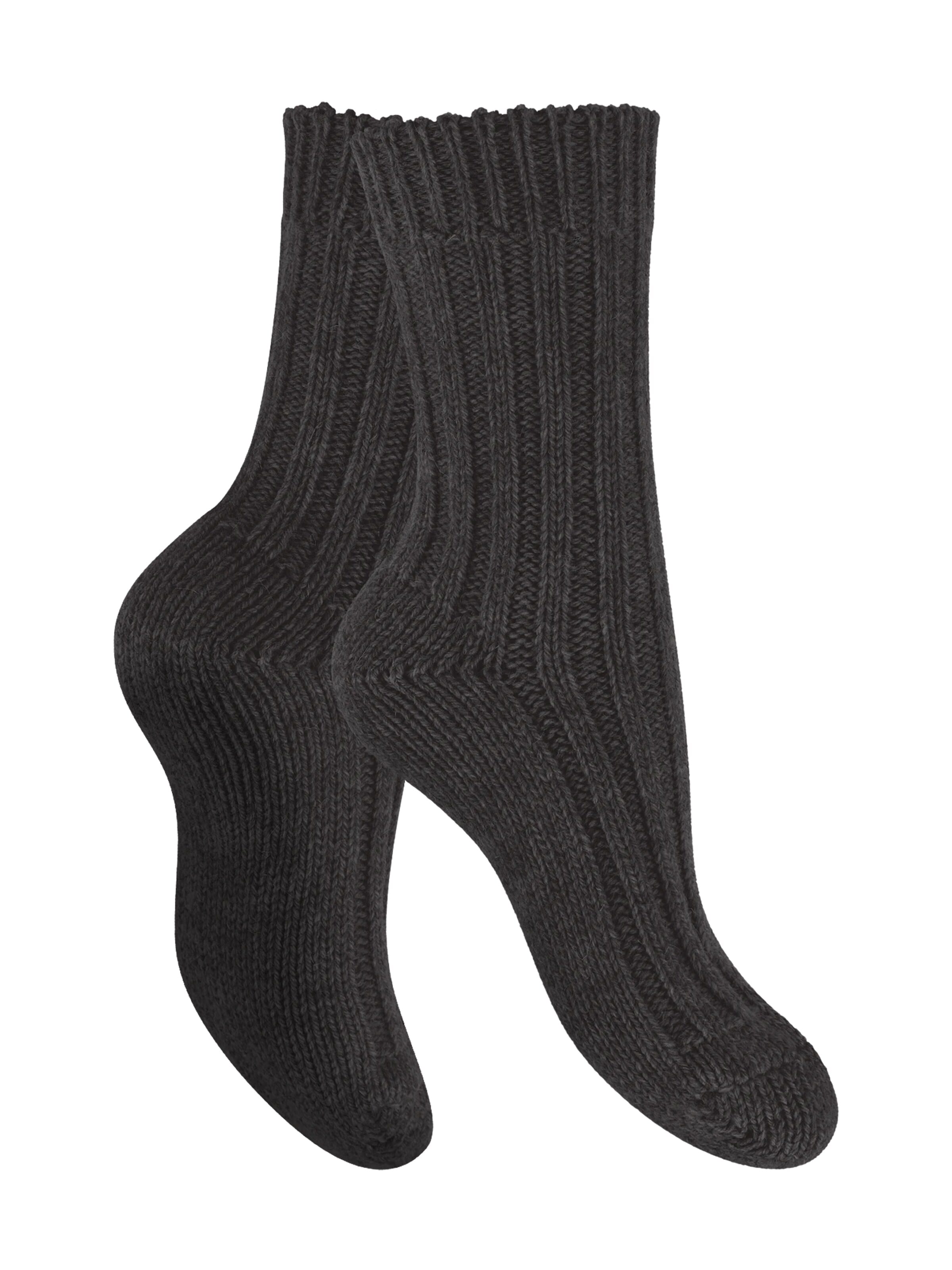 celodoro Socks 'Wollsocken' in Grey: front
