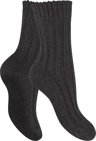 celodoro Socks 'Wollsocken' in Grey: front