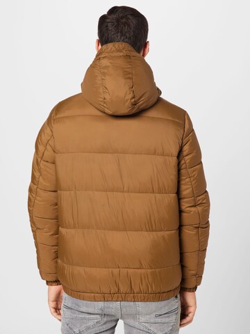 BLEND Winter Jacket in Brown