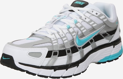 Nike Sportswear Zemie brīvā laika apavi 'P-6000', krāsa - ūdenszils / pelēks / melns / balts, Preces skats