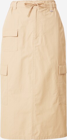 Tommy Jeans Kjol i beige: framsida