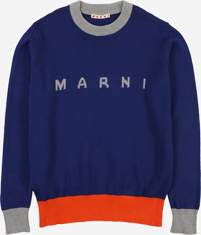 Marni Pullover i navy / grå / orange, Produktvisning