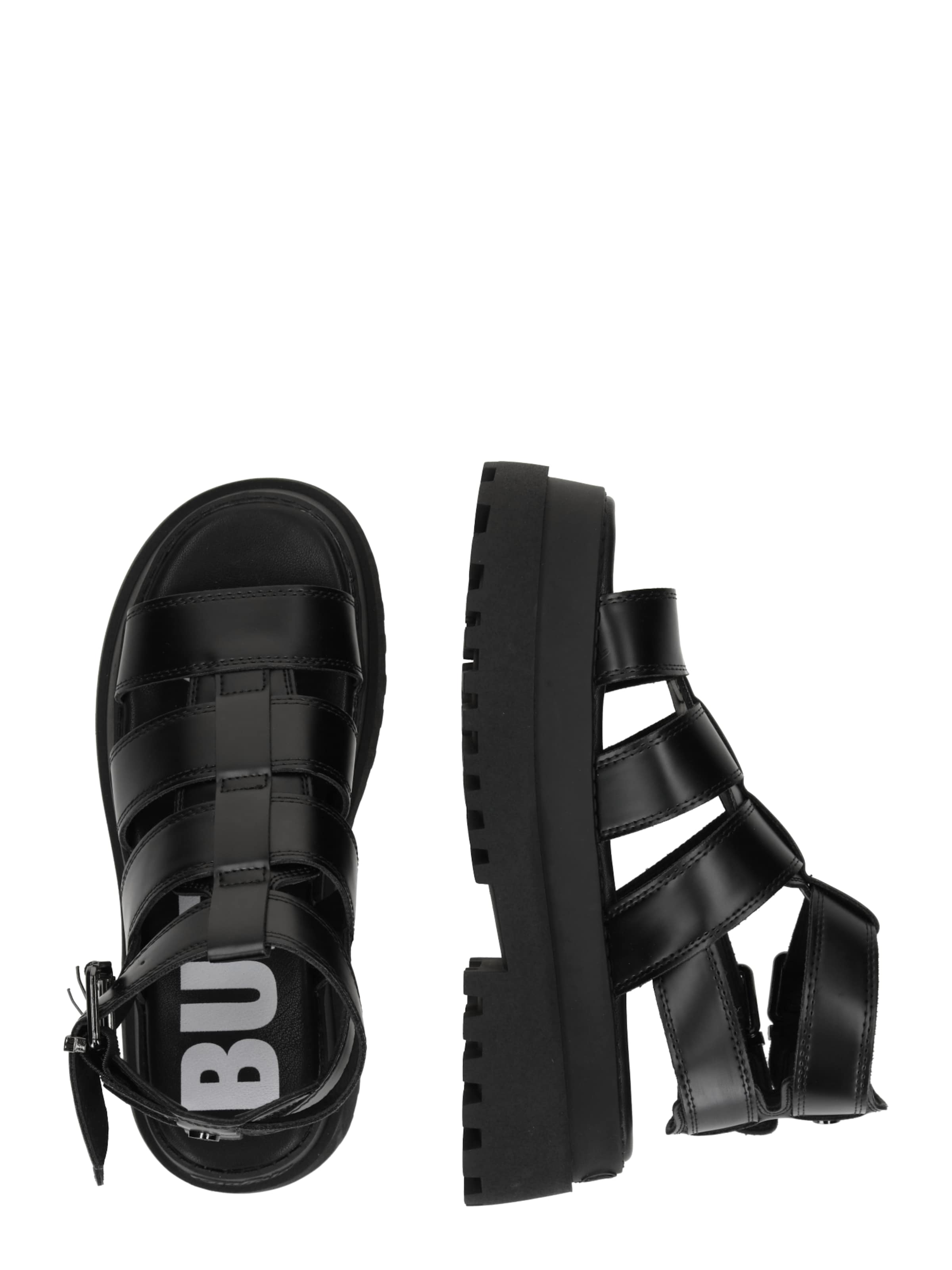 BUFFALO Sandále 'PLUTO' - Čierna