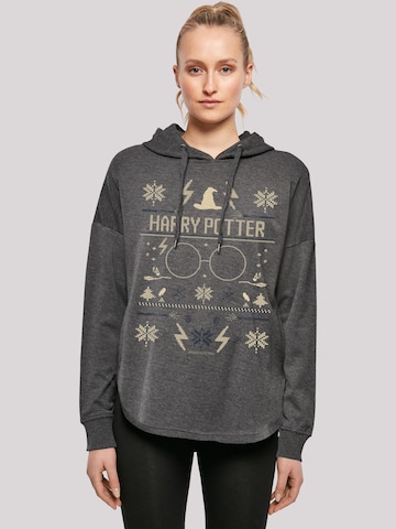 F4NT4STIC Sweatshirt 'Harry Potter' in Grey: front