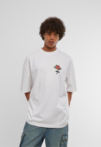 balts Mister Tee T-Krekls 'Rose'