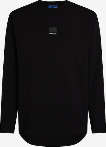 KARL LAGERFELD JEANSMajica - crna boja: prednji dio