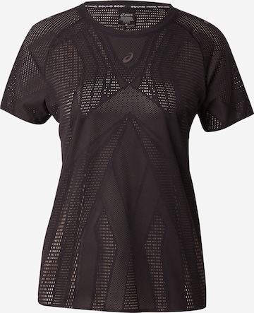 ASICS - Camiseta funcional 'METARUN' en negro: frente
