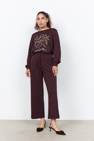 Wide leg Pantaloni 'Banu 33' di Soyaconcept in marrone: frontale