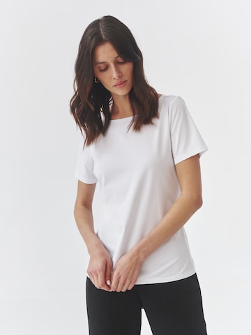 TATUUM Majica 'MIKAJA' | bela barva: sprednja stran