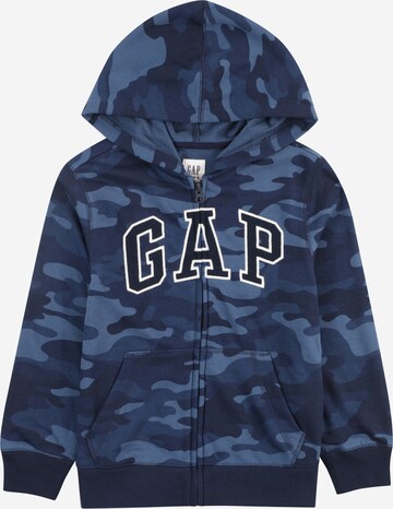 GAP Sweat jacket in Blue: front