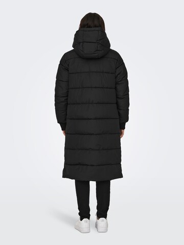 JDY Winter Coat 'Viskas' in Black