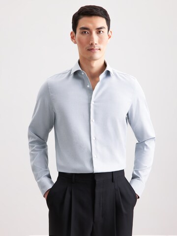 SEIDENSTICKER Slim Fit Businesshemd in Grau
