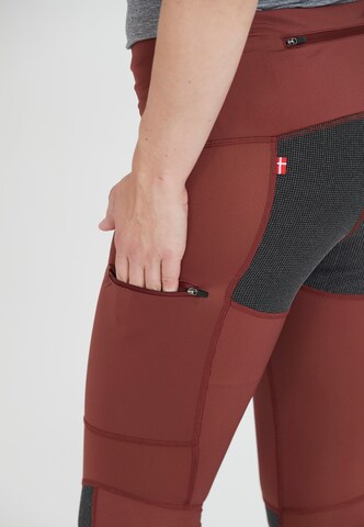 Whistler Regular Workout Pants 'Millie' in Red