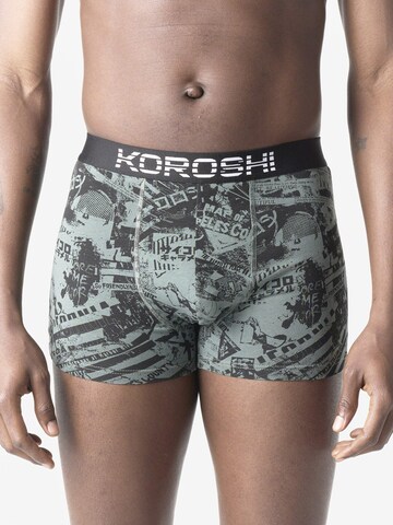 Boxeri de la KOROSHI pe mai multe culori: față