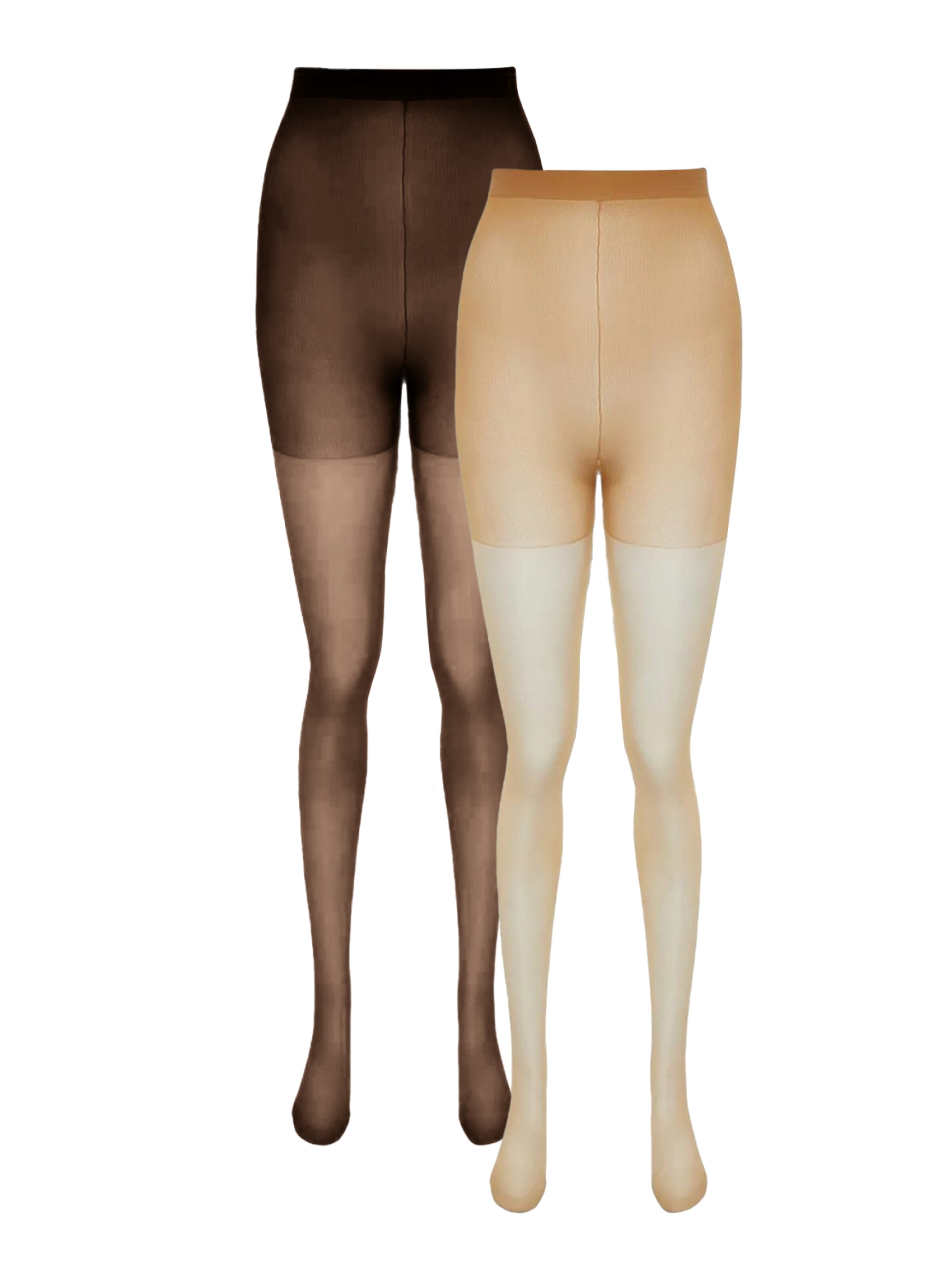 Collants C&City en beige : devant