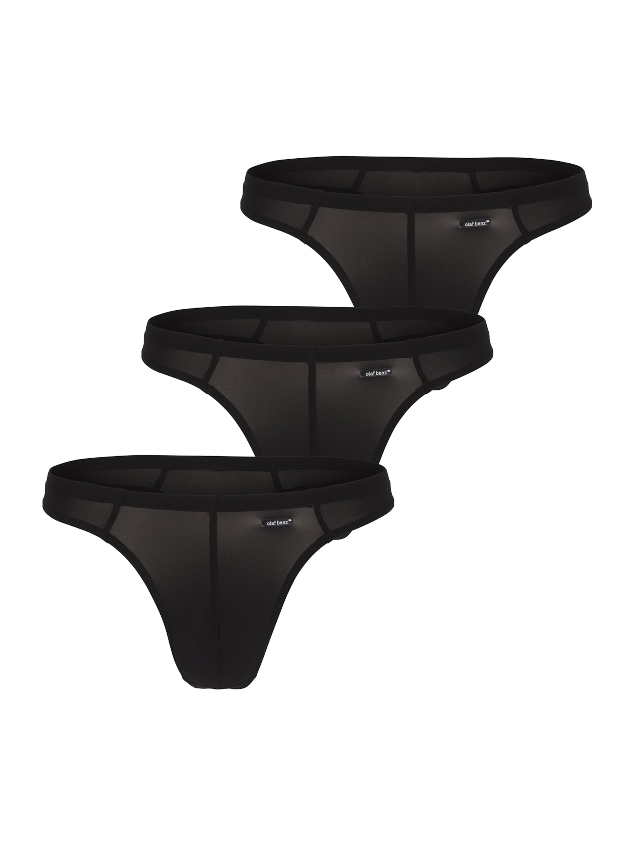 Olaf Benz String ' RED0965 Ministring ' in Schwarz: Vorderseite