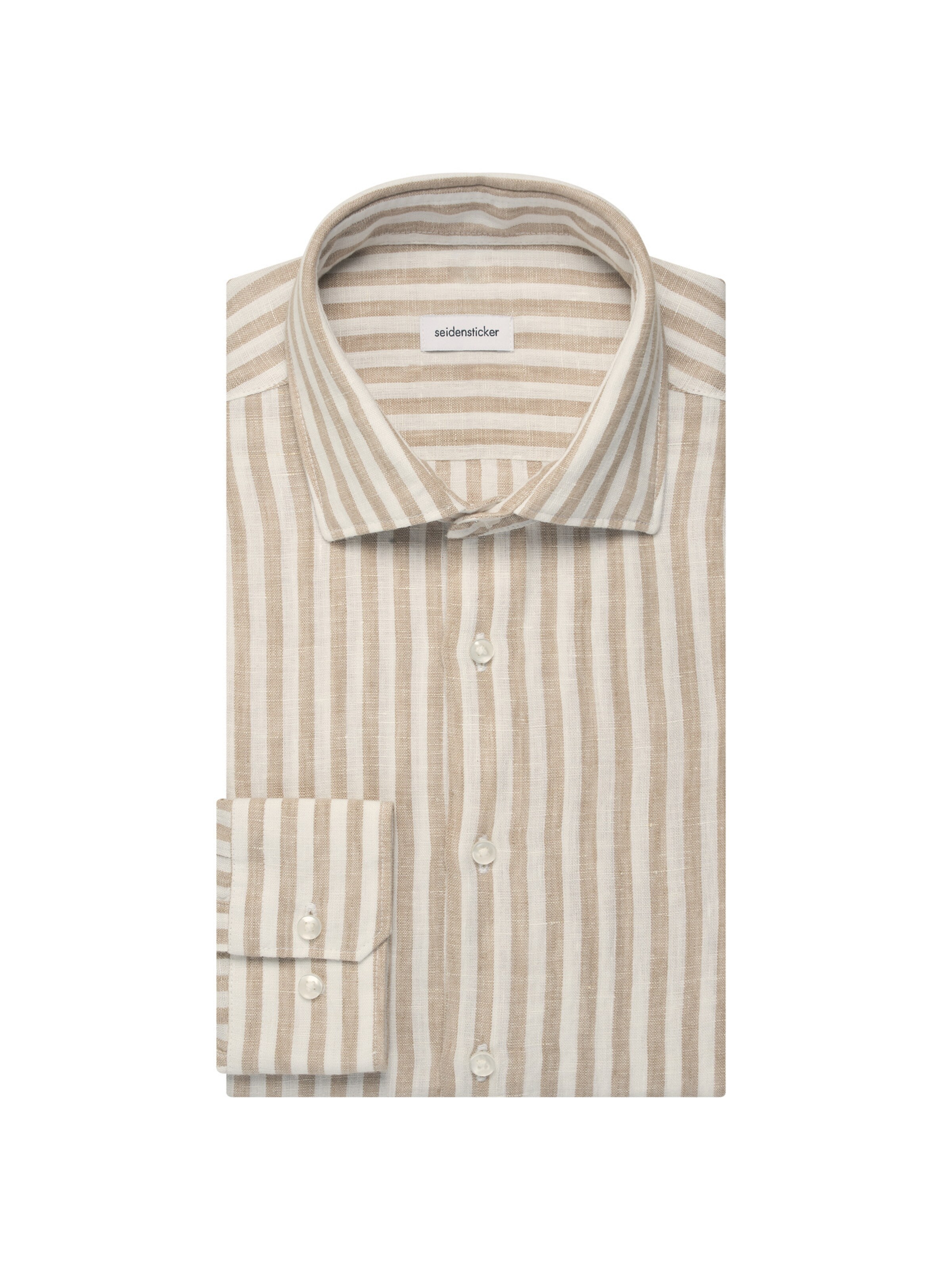 SEIDENSTICKER Regular Fit Hemd in Beige