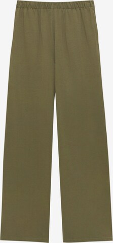 Pull&Bear Trousers in Green: front
