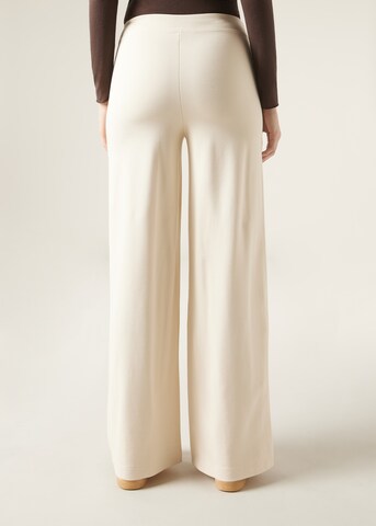 CALZEDONIA Flared Hose in Beige