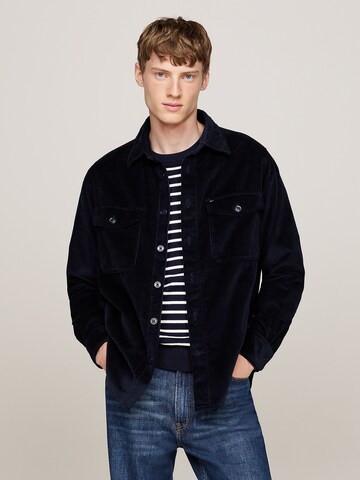 TOMMY HILFIGER Regular fit Overhemd in Zwart: voorkant