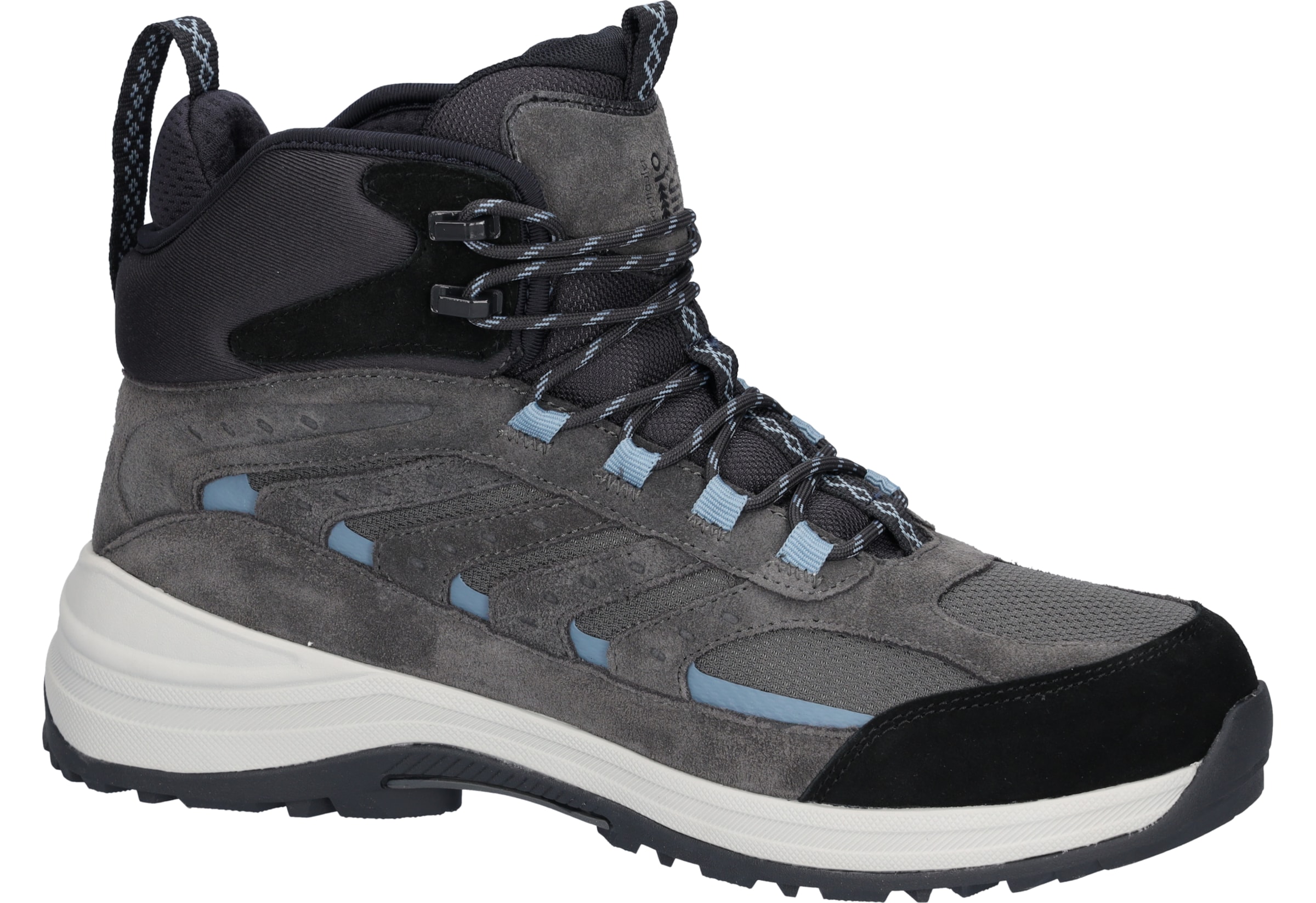 WALDLÄUFER Schnürboots in Grau