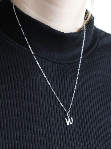 Lucardi Pendant in Silver: front