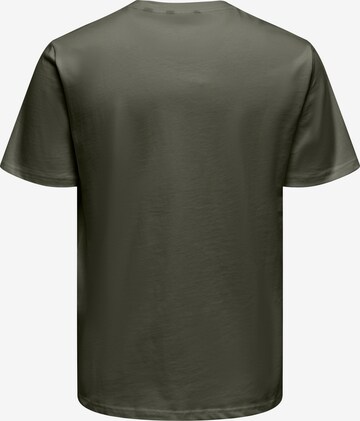 Tricou 'Anel' de la Only & Sons pe verde