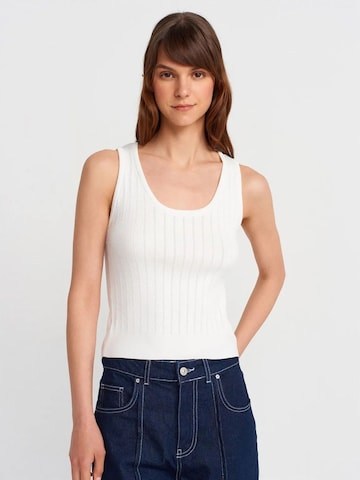 Dilvin Bluse 'Blusen'‌‌‌‌‌ in Weiß: Vorderseite
