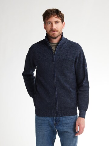 Vestes en maille Petrol Industries en bleu : devant