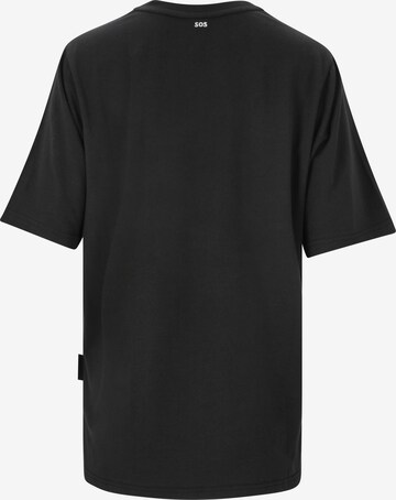 SOS Shirt 'Kobla' in Zwart