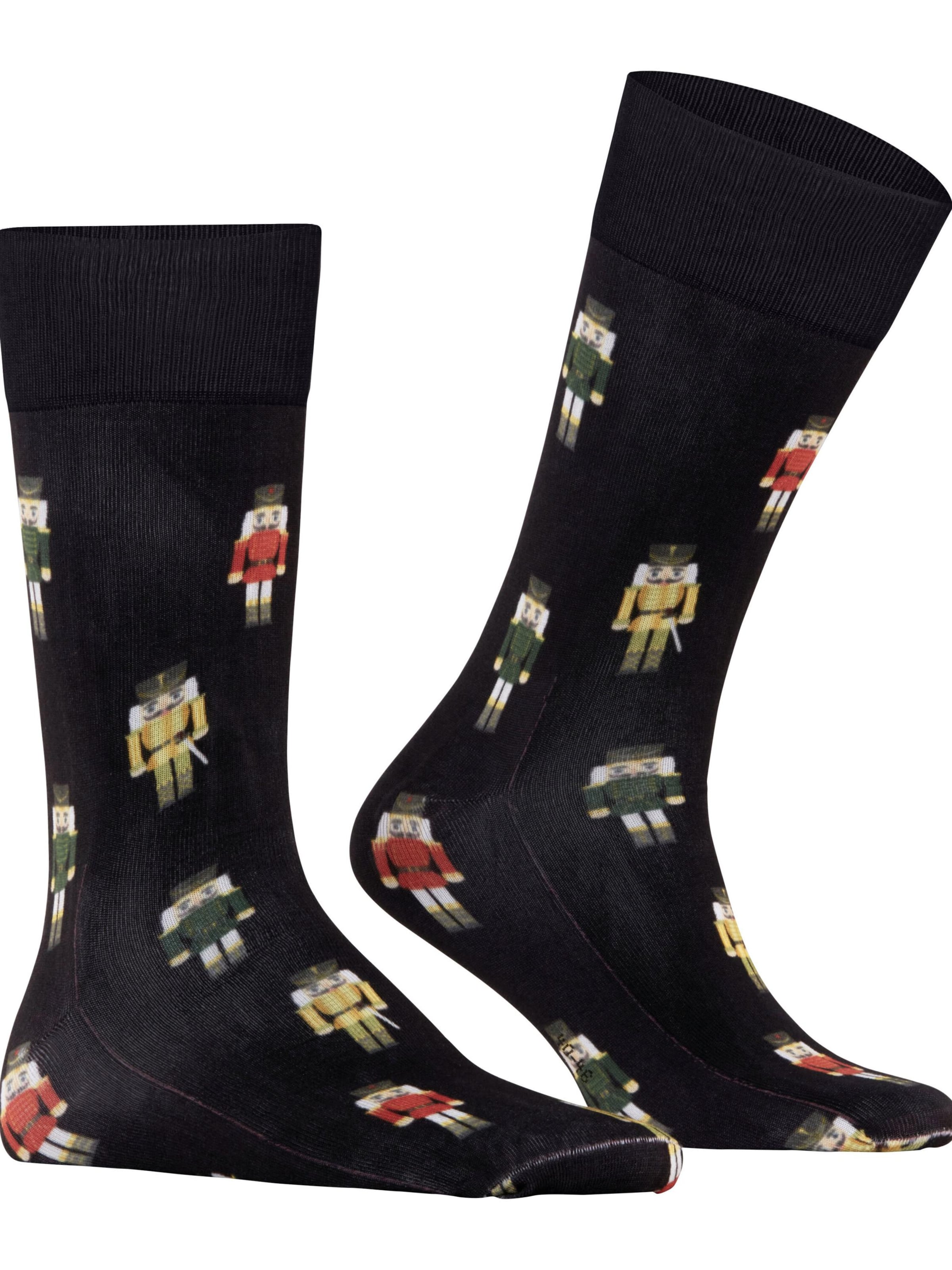 BURLINGTON Socks 'December Days' in Black