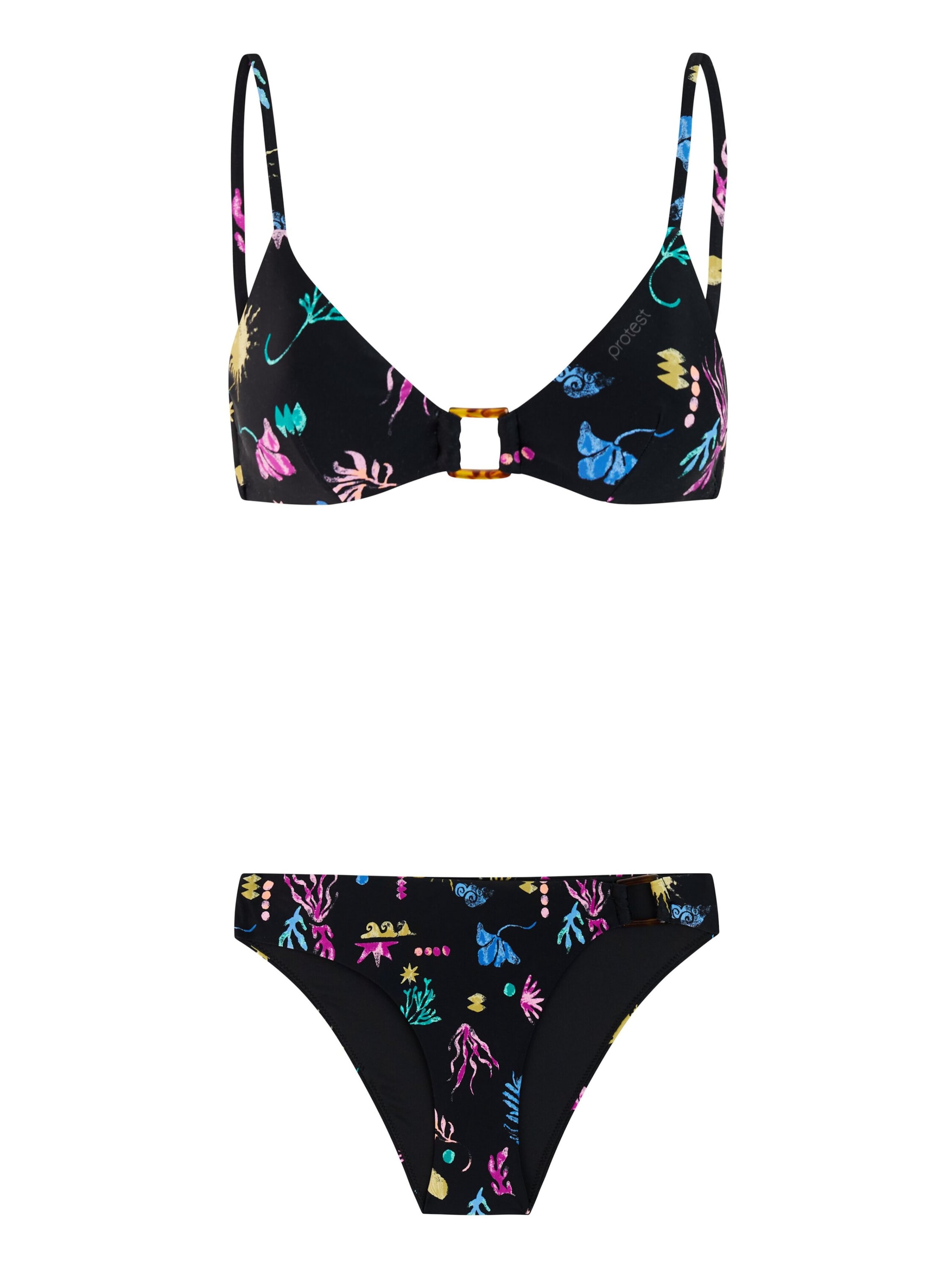 PROTEST Bikini 'PRTIndes' in Zwart: voorkant