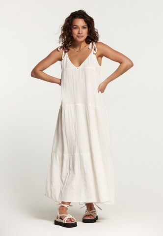 Shiwi Summer Dress 'Bogota' in White: front