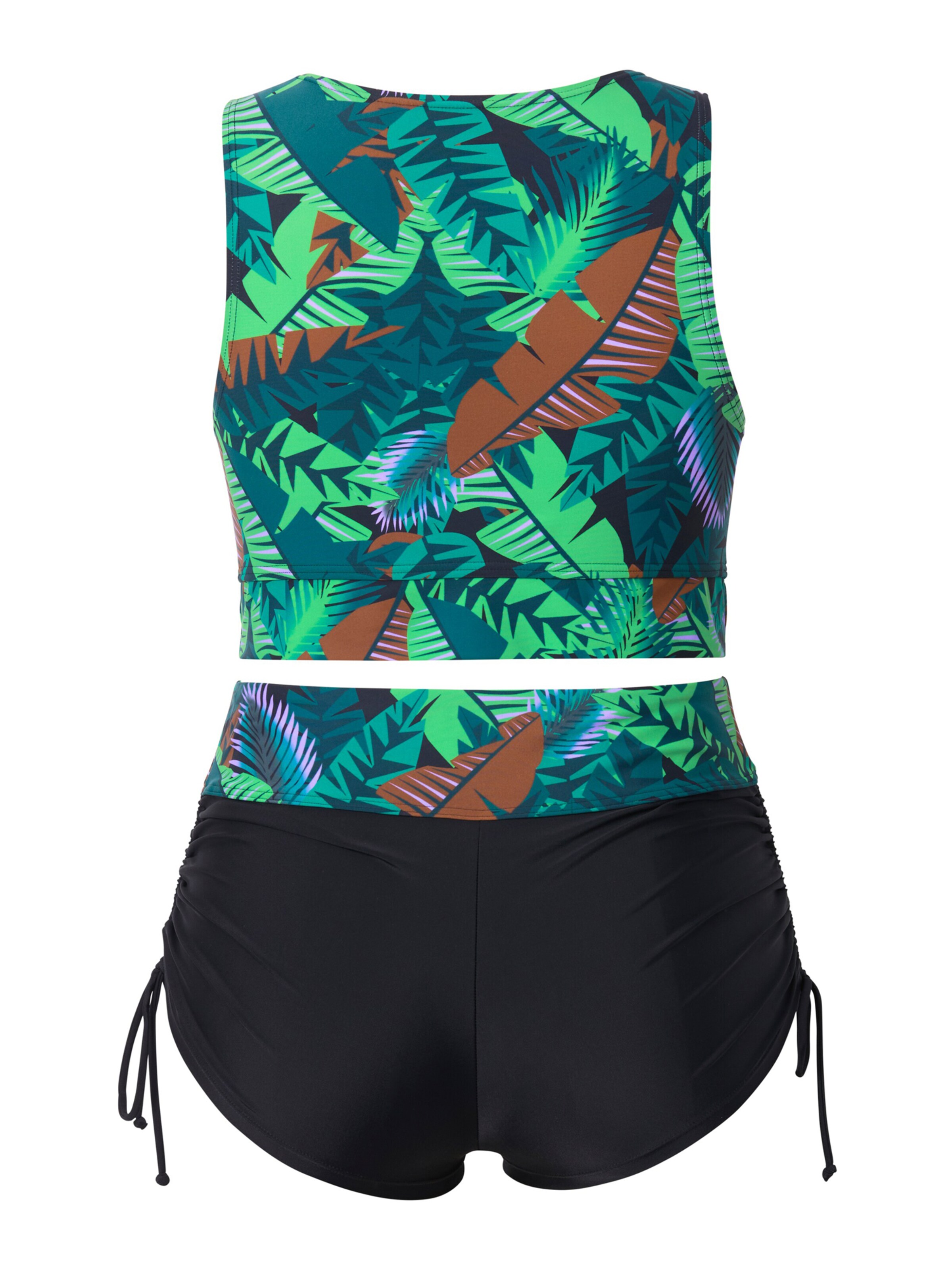 Ulla Popken High neck Bikini in Black