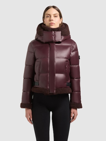 khujo - Chaqueta de invierno 'Nessie3' en rojo: frente