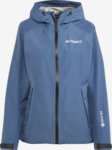 ADIDAS TERREX Performance Jacket in Blue: front