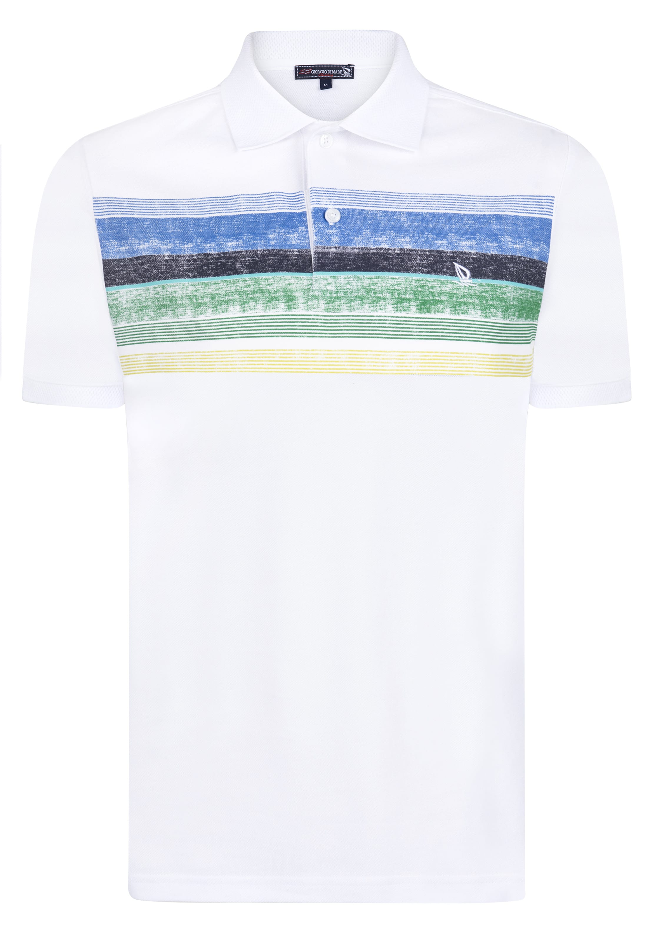 Giorgio di Mare T-shirt i vit: framsida